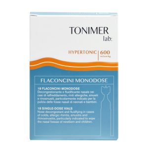 Tonimer Lab. Hipertónico Monodosis 18 viales x 5 ml c/u